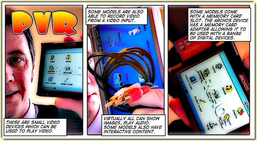 Personal (Portable) Video Recorders (PVR) 